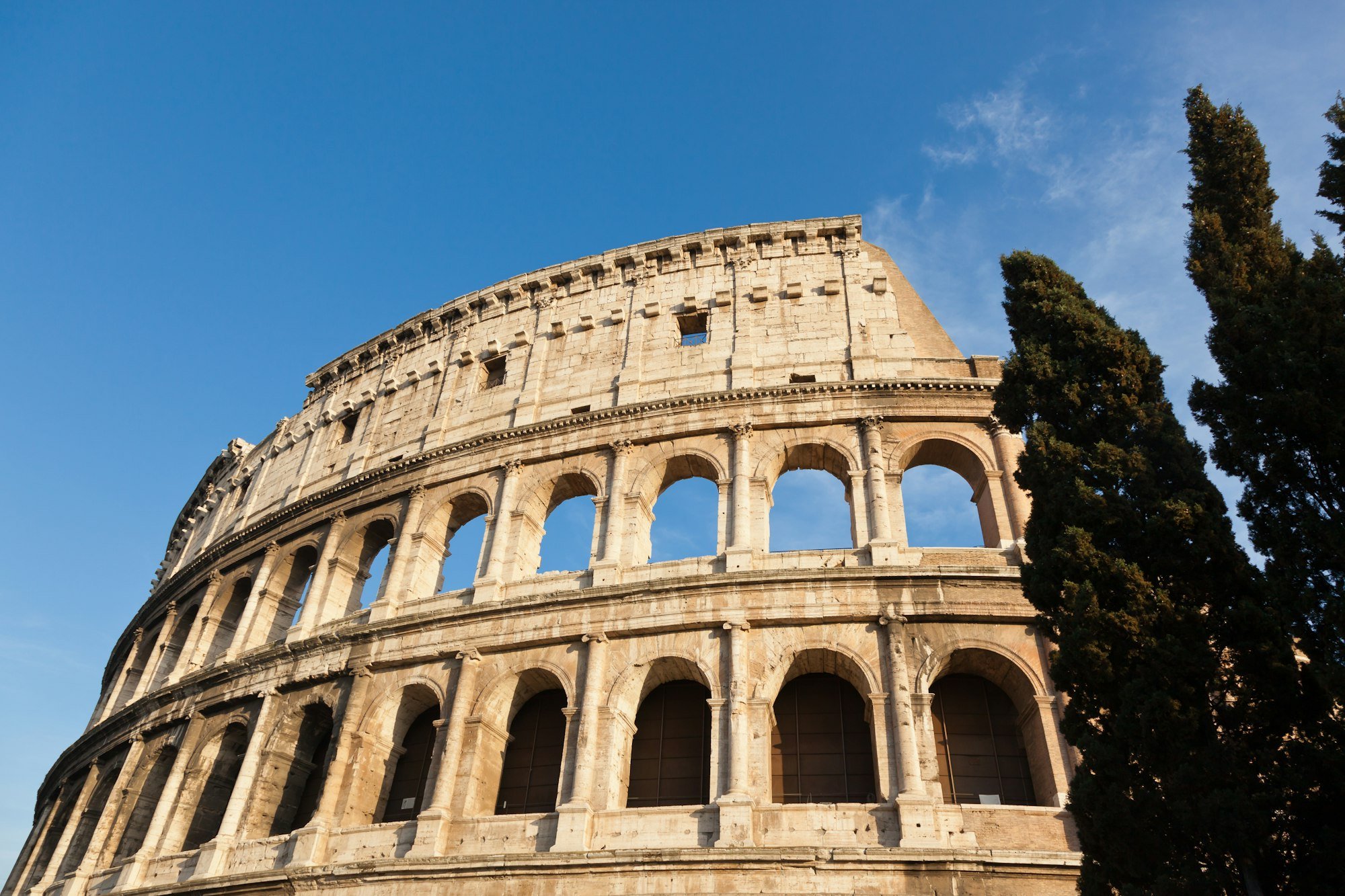 The legendary ancient Colosseo or Colosseum, Roma, Italy.