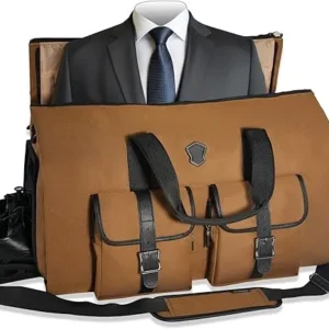 WELKINLAND 48H Garment Duffle Bags For Travel,10-Pockets Carry On Garment Bag, 3 Suit Travel Bags, 62L 2-In-1 Garment Duffel Bag, Convertible Garment bag, Boardable Garment Bag