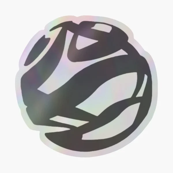 Holographic Sticker - Monochromatic Pantone Big Size Icon