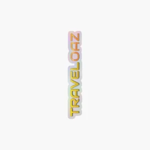 Holographic Sticker – Vertical Version Original Pantone Normal Size Brand