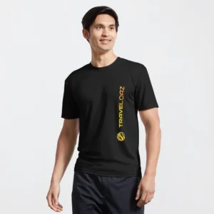 Active T-Shirt – Vertical Version Original Pantone Normal Size Full Logo II