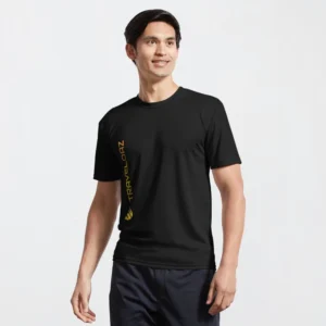 Active T-Shirt – Vertical Version Original Pantone Normal Size Full Logo