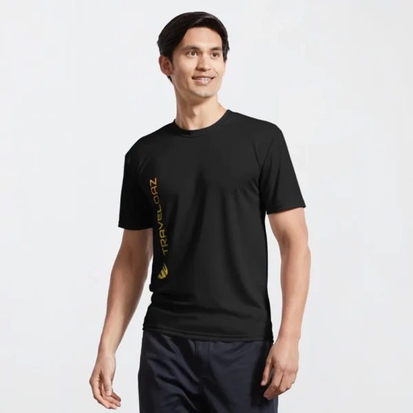Active T-Shirt - Vertical Version Original Pantone Normal Size Full Logo