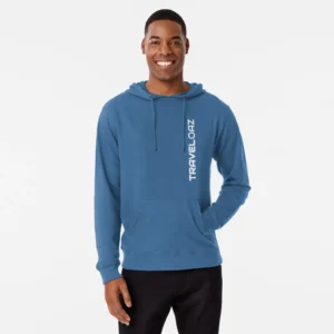 Lightweight Hoodie – Vertical Version White Pantone Normal Size Brand II