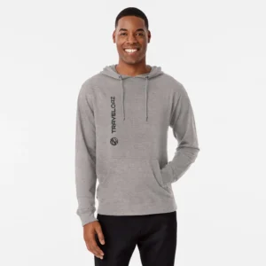 Lightweight Hoodie – Vertical Version Monochromatic Pantone Normal Size Full Logo