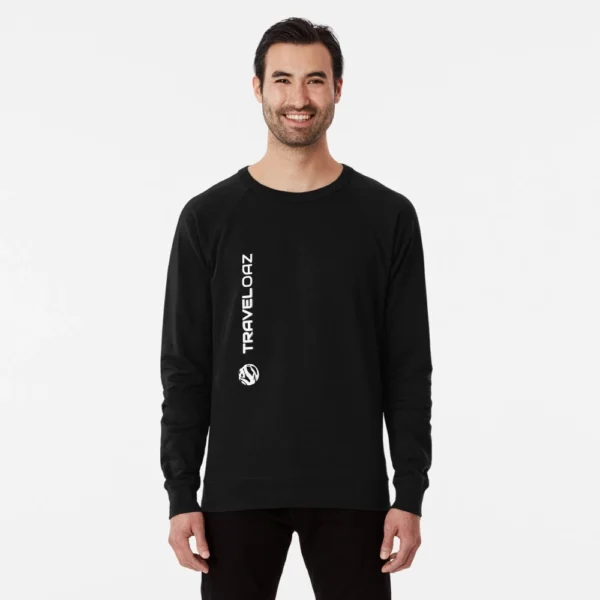 Lightweight Sweatshirt - Vertical Version White Pantone Normal Size Full Logo