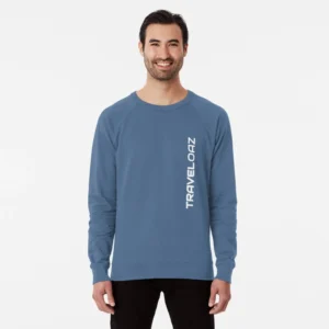 Lightweight Sweatshirt – Vertical Version White Pantone Normal Size Brand II