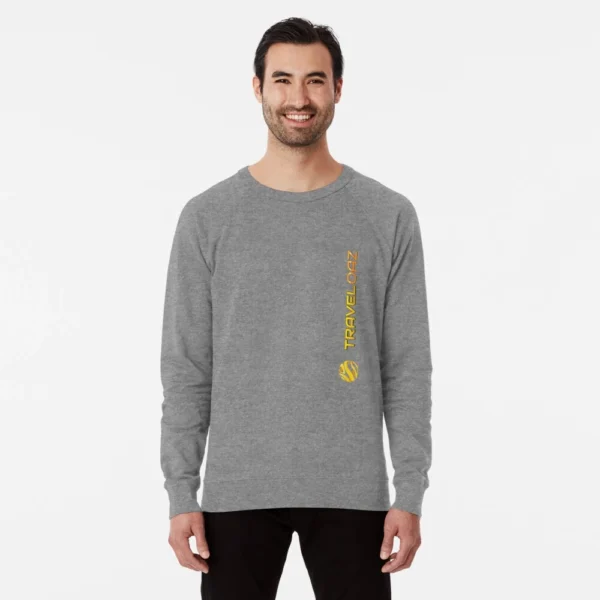 Lightweight Sweatshirt - Vertical Version Original Pantone Normal Size Full Logo II