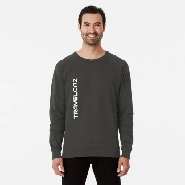 Lightweight Sweatshirt - Vertical Version White Pantone Normal Size Brand