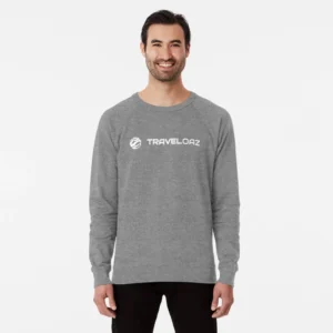 Lightweight Sweatshirt – White Pantone Normal Size Full Logo