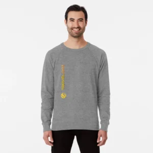 Lightweight Sweatshirt – Vertical Version Original Pantone Normal Size Full Logo