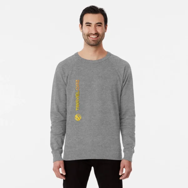 Lightweight Sweatshirt - Vertical Version Original Pantone Normal Size Full Logo