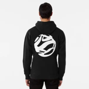 Pullover Hoodie – White Pantone Big Size Icon
