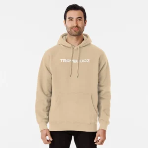 Pullover Hoodie – White Pantone Normal Size Brand