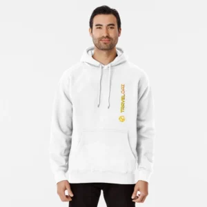 Pullover Hoodie – Vertical Version Original Pantone Normal Size Full Logo II