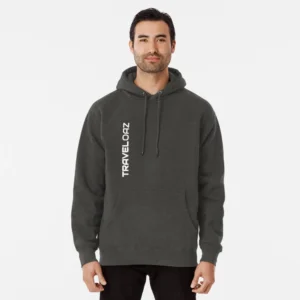 Pullover Hoodie – Vertical Version White Pantone Normal Size Brand