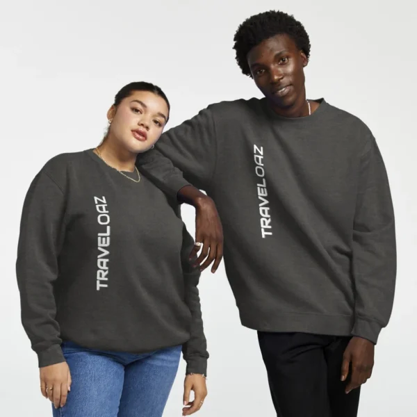 Pullover Sweatshirt - Vertical Version White Pantone Normal Size Brand