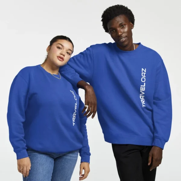 Pullover Sweatshirt - Vertical Version White Pantone Normal Size Brand II