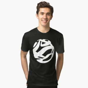 Tri-blend T-Shirt – White Pantone Big Size Icon