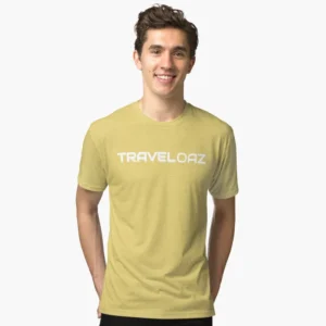 Tri-blend T-Shirt – White Pantone Normal Size Brand