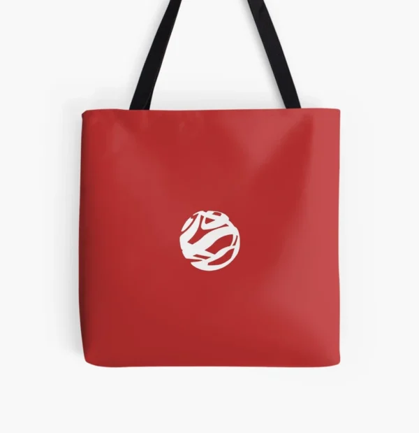 All Over Print Tote Bag - Centered Version White Pantone Small Size Icon
