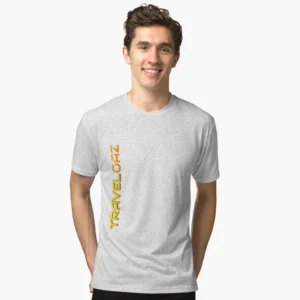 Tri-blend T-Shirt – Vertical Version Original Pantone Normal Size Brand