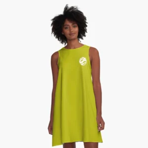 A-Line Dress – White Pantone Small Size Icon