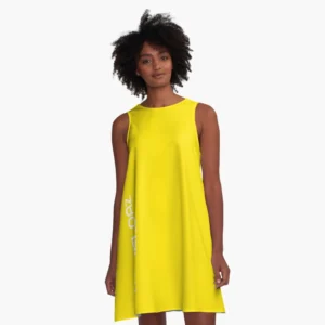A-Line Dress – Vertical Version White Pantone Normal Size Brand