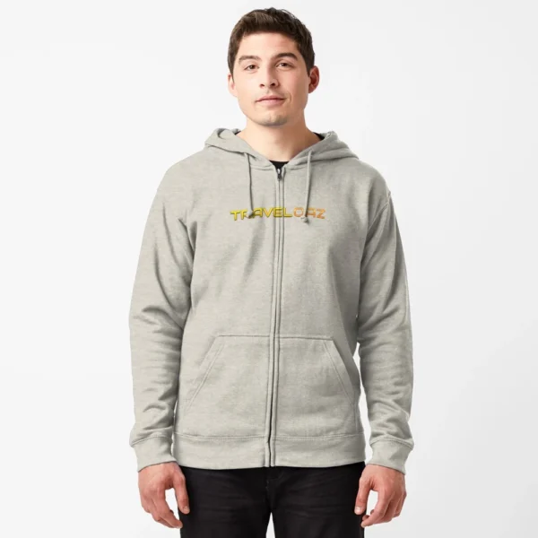 Zipped Hoodie - Original Pantone Normal Size Brand