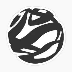 Glossy Sticker – Monochromatic Pantone Small Size Icon