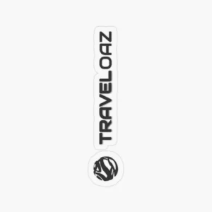Transparent Sticker – Vertical Version Monochromatic Pantone Normal Size Full Logo