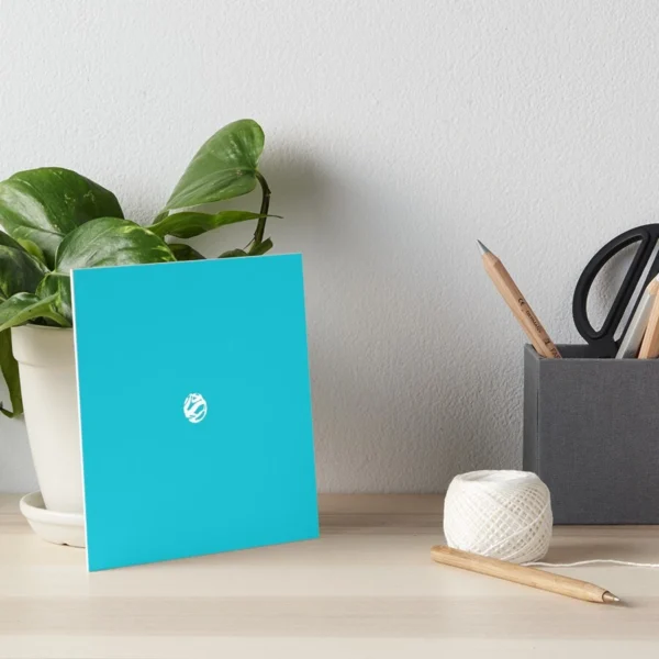 Art Board Print - White Pantone Small Size Icon