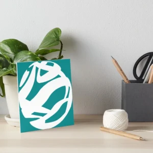 Art Board Print – White Pantone Big Size Icon