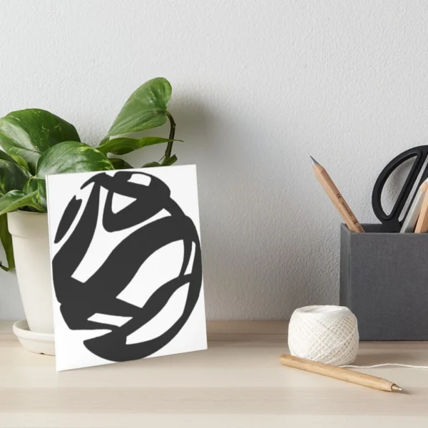 Art Board Print - Monochromatic Pantone Big Size Icon