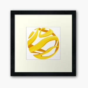 Framed Art Print – Original Pantone Small Size Icon