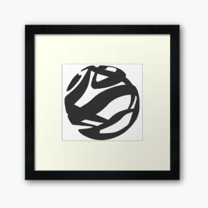 Framed Art Print – Monochromatic Pantone Big Size Icon