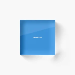 Acrylic Block – White Pantone Normal Size Brand
