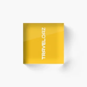 Acrylic Block – Vertical Version White Pantone Normal Size Brand
