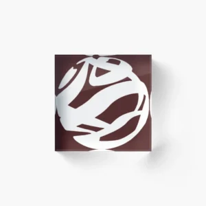 Acrylic Block – White Pantone Big Size Icon