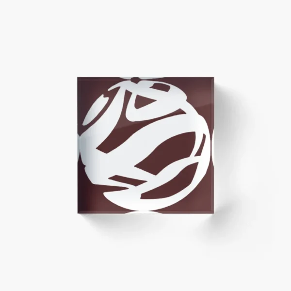 Acrylic Block - White Pantone Big Size Icon