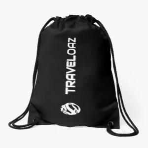 Drawstring Bag – Vertical Version White Pantone Normal Size Full Logo II