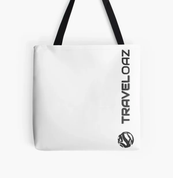 All Over Print Tote Bag - Vertical Version Monochromatic Pantone Normal Size Full Logo II