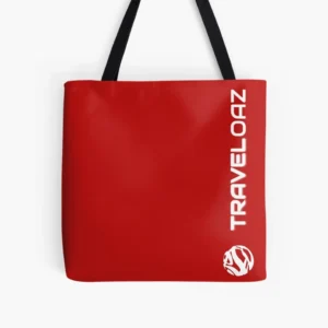 All Over Print Tote Bag – Vertical Version White Pantone Normal Size Full Logo II