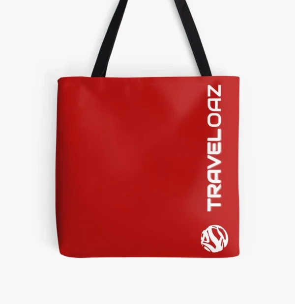 All Over Print Tote Bag - Vertical Version White Pantone Normal Size Full Logo II