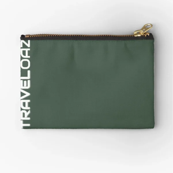 Zipper Pouch - Vertical Version White Pantone Normal Size Brand II