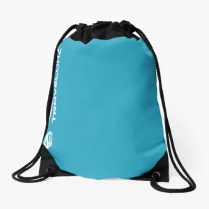 Drawstring Bag – Vertical Version White Pantone Normal Size Full Logo