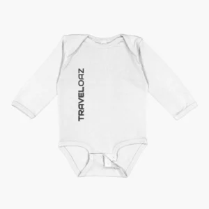 Baby One-Piece Long Sleeve – Vertical Version Monochromatic Normal Size Brand