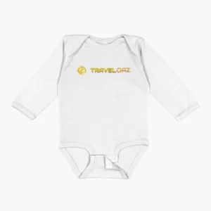 Baby One-Piece Long Sleeve – Original Pantone Normal Size Full Logo