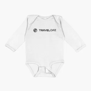 Baby One-Piece Long Sleeve – Monochromatic Pantone Normal Size Full Logo