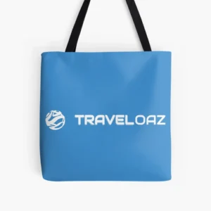 All Over Print Tote Bag – White Pantone Normal Size Full Logo